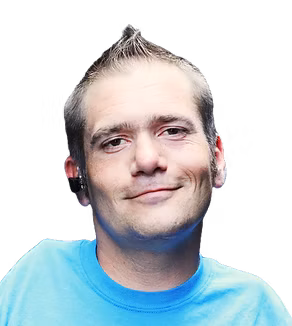 Portrait of Chris Curry, Post Production Manager.